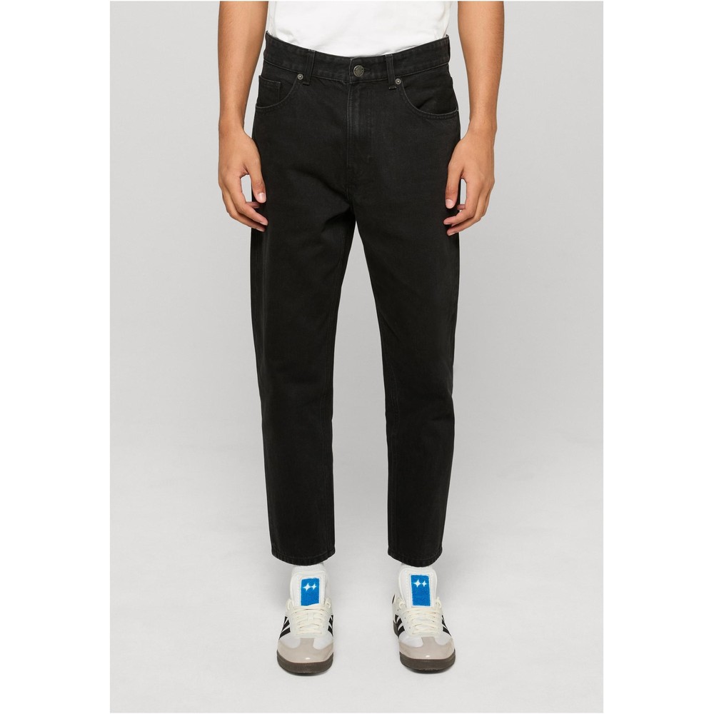 Urban Classics - Heavy Loose Jeans Broek rechte pijpen - Zwart